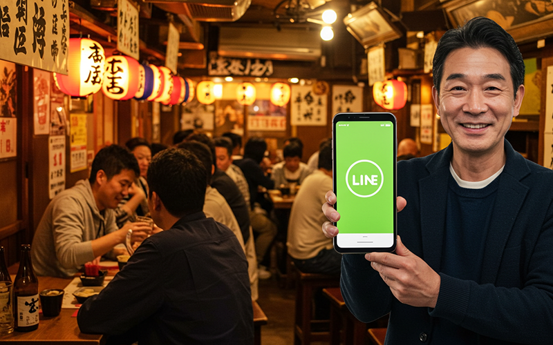 LINEで成功