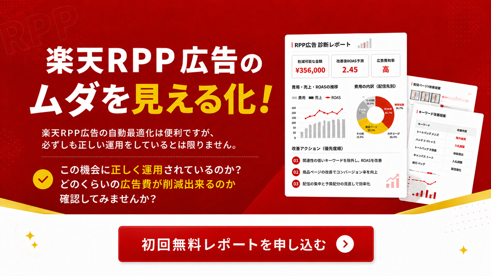 楽天RPP広告の無料診断